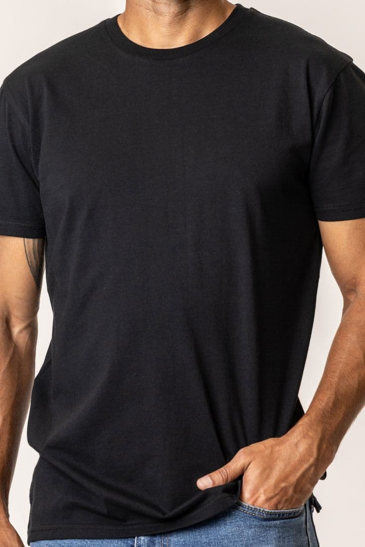 Black Casual T-Shirt